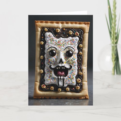 Creepy Toaster Pastry VI - 5x7 inch Notecard