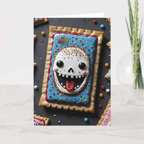 Creepy Toaster Pastry VII - 5x7 inch Notecard