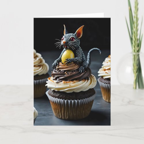 Cryptid Cupcake Chupacabra II - 5x7 inch Notecard