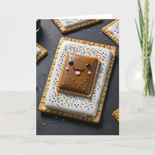 Cutie Toaster Pastry I - 5x7 inch Notecard (Seller Portal)