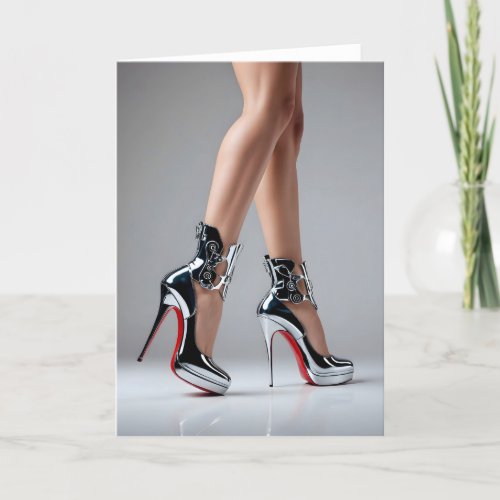 Fancy Feet II - 5x7 inch Notecard