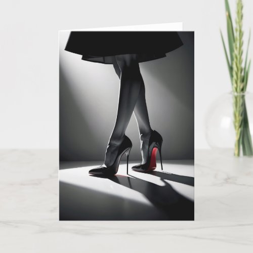 Fancy Feet IV - 5x7 inch Notecard