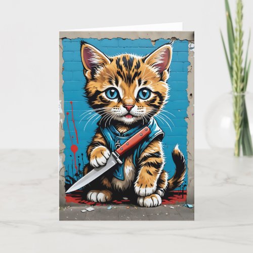 Ghoulish Graffiti VI - 5x7 inch Notecard (Seller Portal)