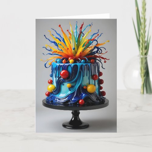 Glass Cake I - 5x7 inch Notecard (Seller Portal)