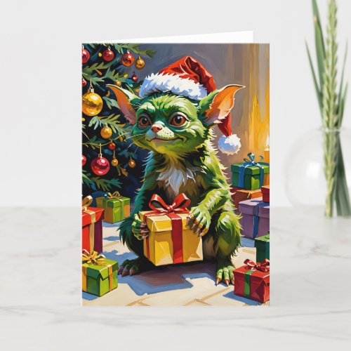 Holiday Gremlin I - 5x7 inch Notecard (Seller Portal)
