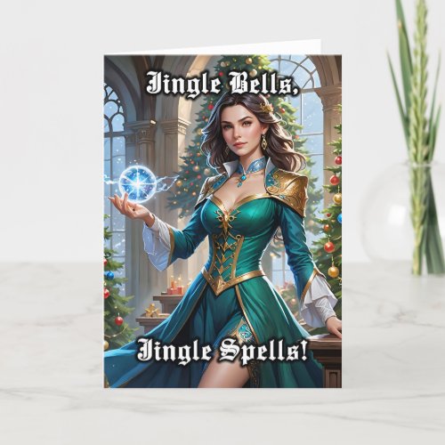 Jingle Bells, Jingle Spells! I - 5x7 inch Notecard (Seller Portal)