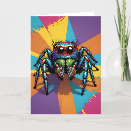 Jumping Spider III - 5x7 inch Notecard (Seller Portal)