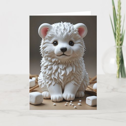 Marshmallow Cutie II - 5x7 inch Notecard (Seller Portal)