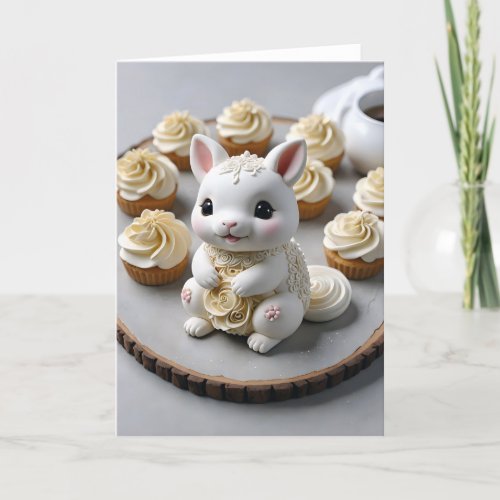 Meringue Sweetie V - 5x7 inch Notecard