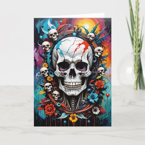 Surreal Skulls I - 5x7 inch Notecard (Seller Portal)