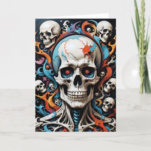 Surreal Skulls II - 5x7 inch Notecard (Seller Copy)