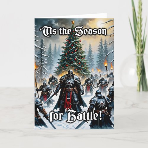 'Tis the Season for Battle! I - 5x7 inch Notecard (Seller Portal)
