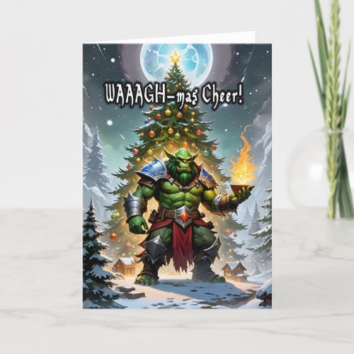Waaagh-mas Cheer! I - 5x7 inch Notecard (Seller Portal)