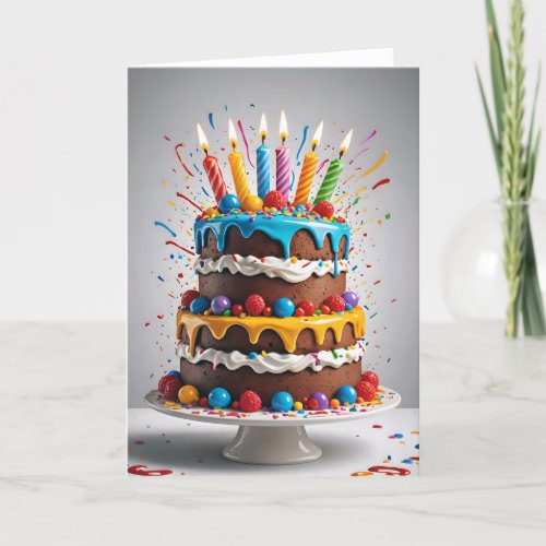 Wacky Birthday I - 5x7 inch Notecard (Seller Portal)