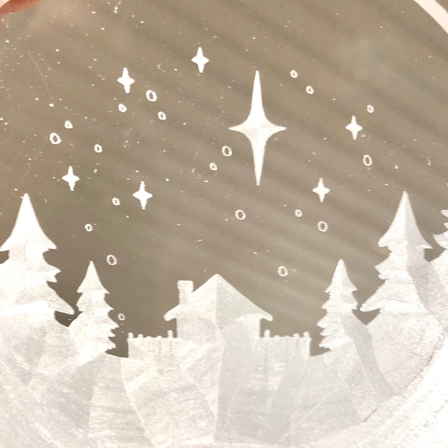 Personalized “Have Yourself a Merry Little Christmas” Ornament (with Different Acrylic Background Designs!)