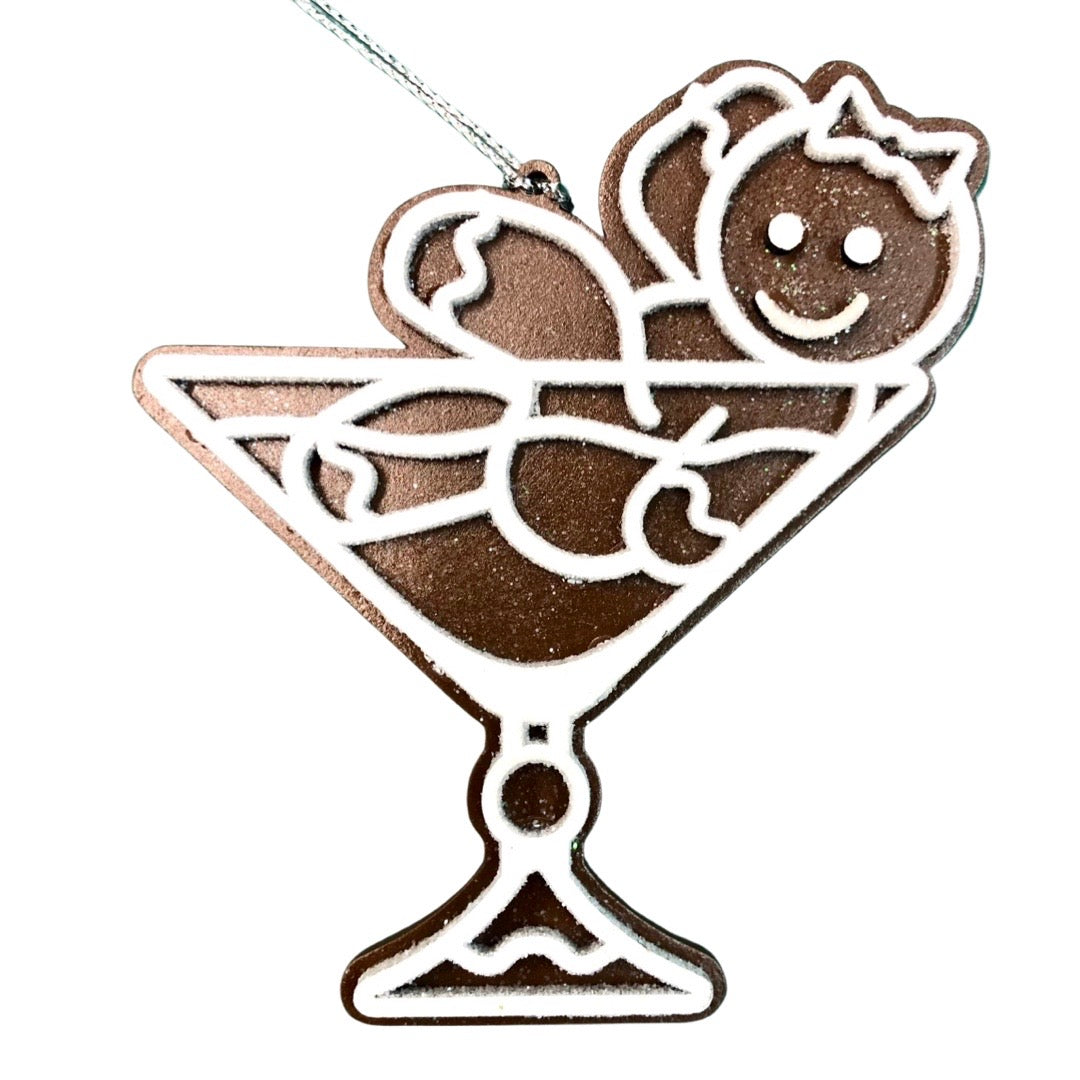 Personalized Rowdy Gingerbread Ornaments