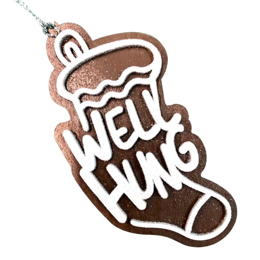 Personalized Rowdy Gingerbread Ornaments