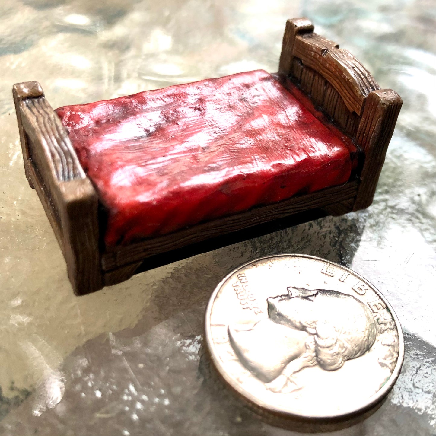 28mm Scale RPG Furniture - BED (Perfect Cast)