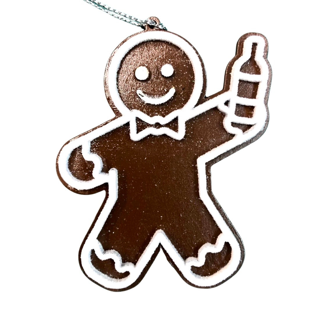 Personalized Rowdy Gingerbread Ornaments
