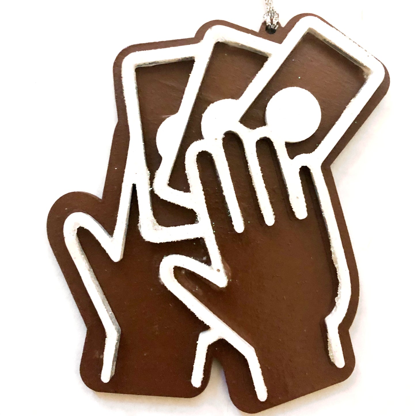 Personalized Rowdy Gingerbread Ornaments