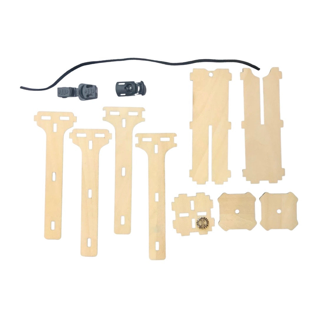 UNFINISHED Small Wooden Dice Storage Tower (16mm - Standard Size)