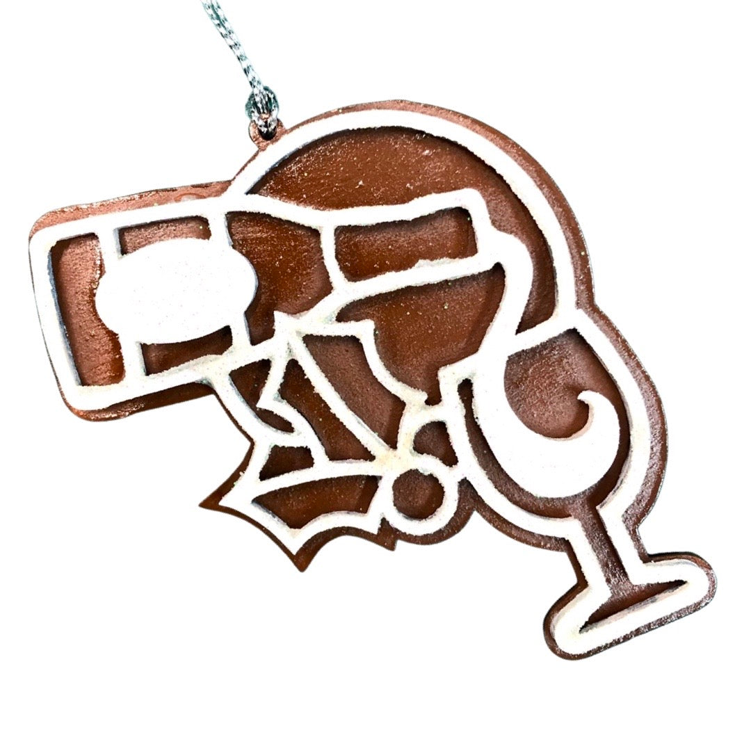 Personalized Rowdy Gingerbread Ornaments