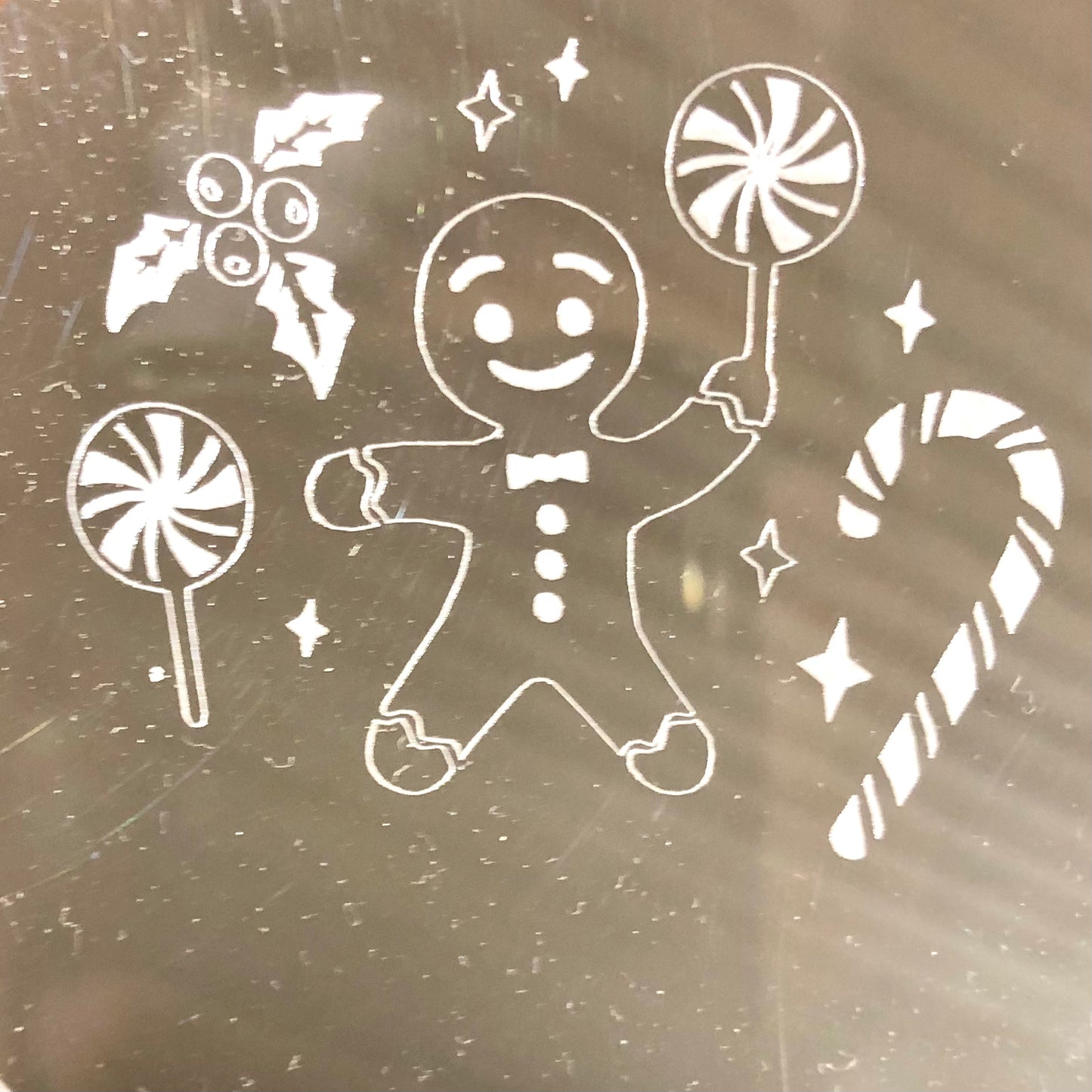 Personalized “And May All Your Christmases Be White” Ornament (with Different Acrylic Background Designs!)