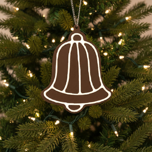 Happy Holidays Gingerbread Ornament: Bell