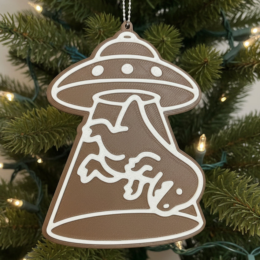 Holiday Horrors: Jurassic Abduction “Gingerbread” Ornament