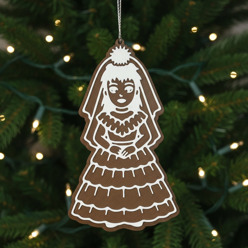 Hollywood Holidays:  Yes, I love that man of mine.  “Gingerbread” Ornament