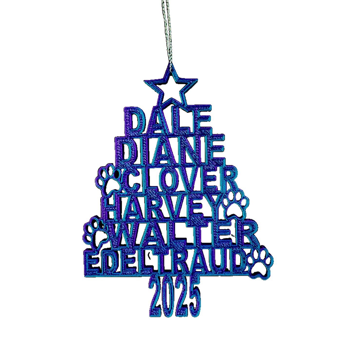 Personalized Name Tree Ornament