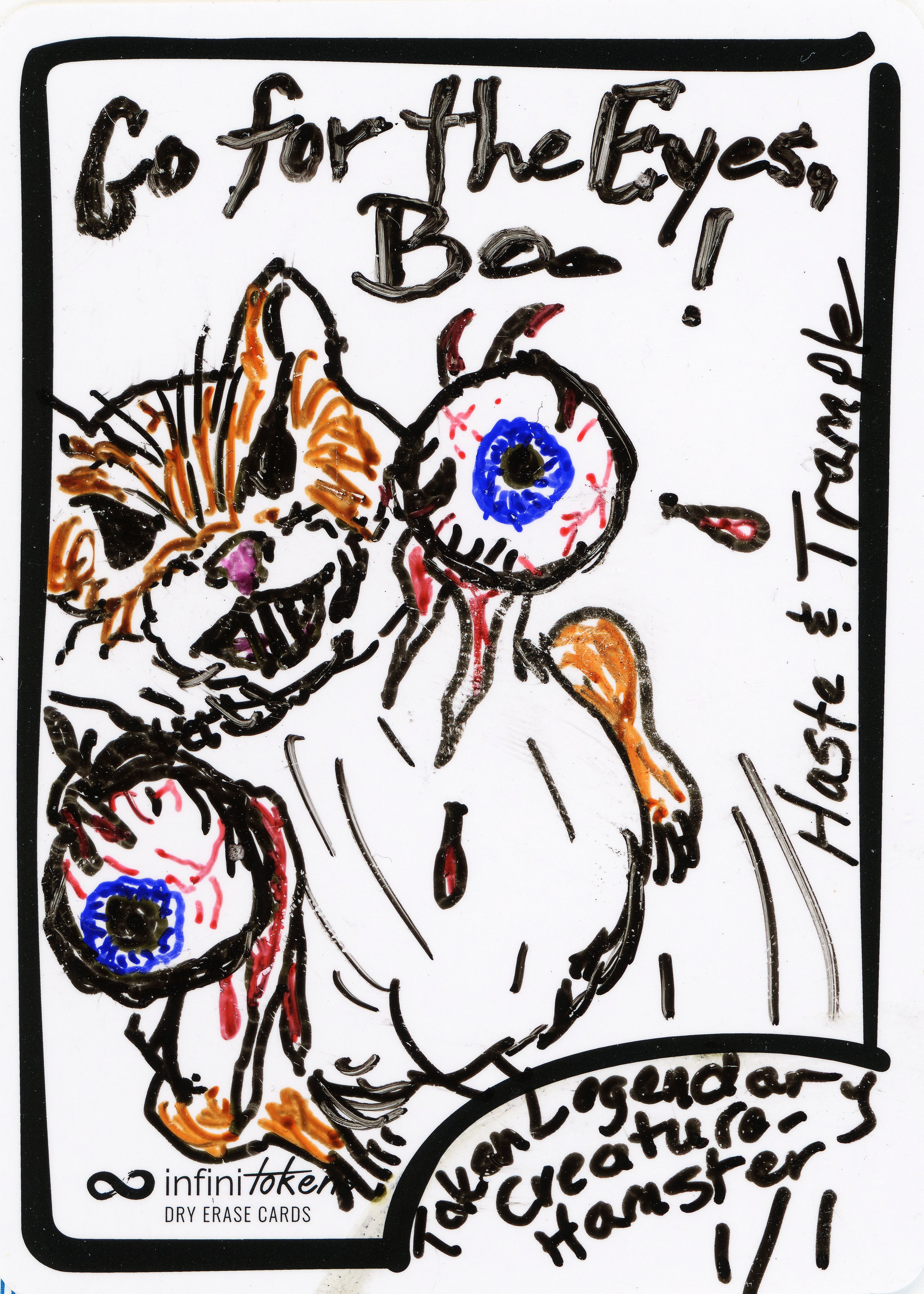 Boo Token - Original Drawing – DinaripperCreations