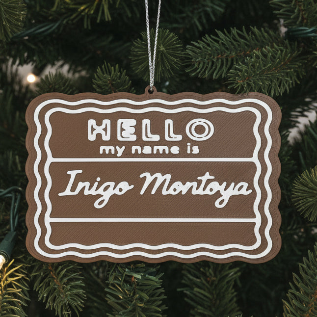 Hollywood Holidays:  You killed my father, prepare to die! “Gingerbread” Ornament