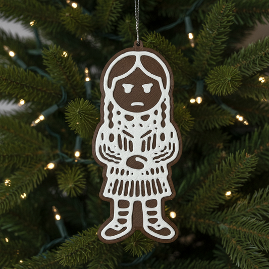 Holiday Horrors: Thing & Wednesday “Gingerbread” Ornament