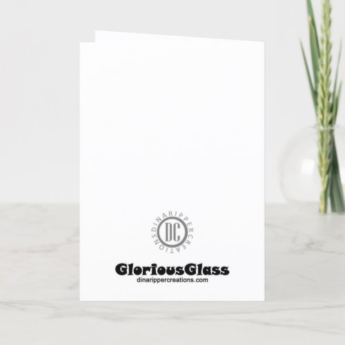 Glass Heart IV - 5x7 inch Notecard