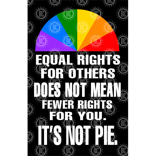 IT'S NOT PIE - 12x18 inch Garden Flag - STAND NOT INCLUDED (Seller Portal)