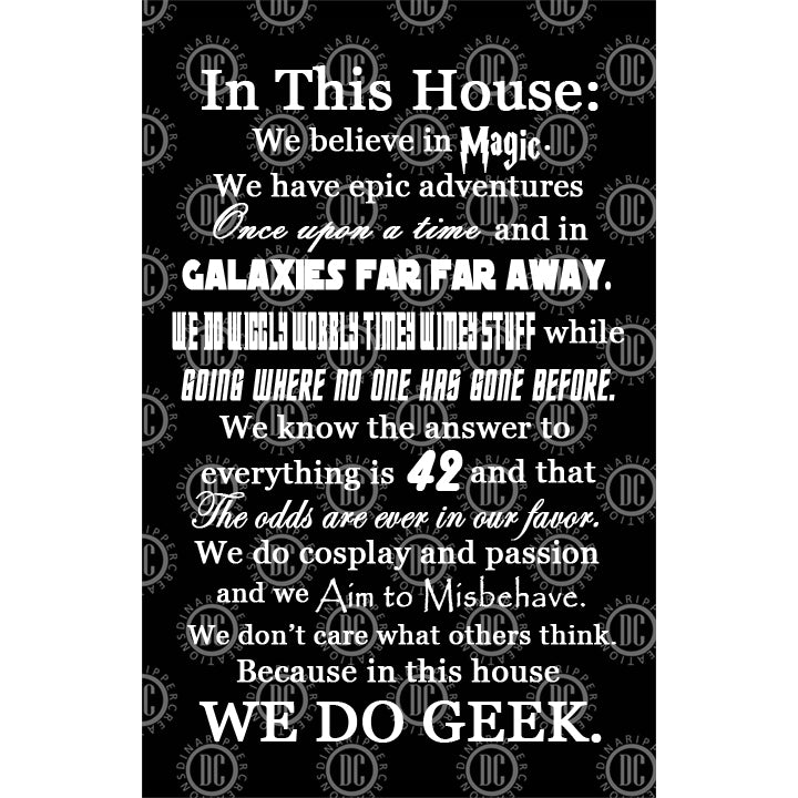 WE DO GEEK - 12x18 inch Garden Flag - STAND NOT INCLUDED