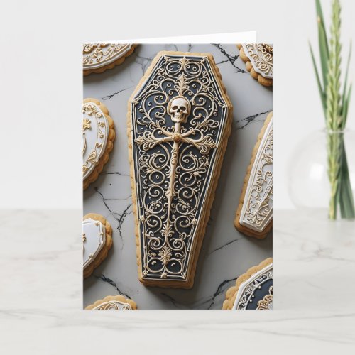 Coffin Cookie I - 5x7 inch Notecard (Seller Portal)