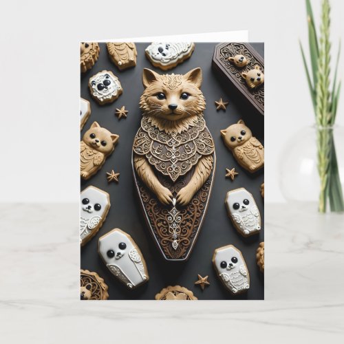 Coffin Cookie XI - 5x7 inch Notecard (Seller Portal)