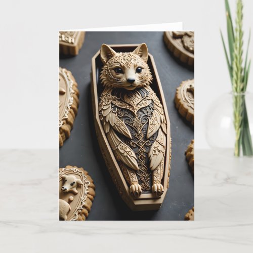 Coffin Cookie XXI - 5x7 inch Notecard