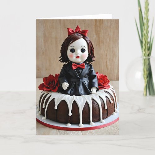 Creepy Bundt Cake I - 5x7 inch Notecard
