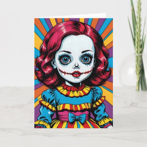 Creepy Cartoon Doll XII - 5x7 inch Notecard (Seller Portal)