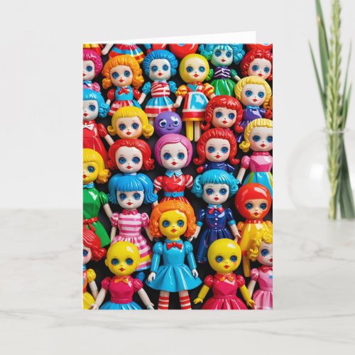 Creepy Doll Collection I - 5x7 inch Notecard