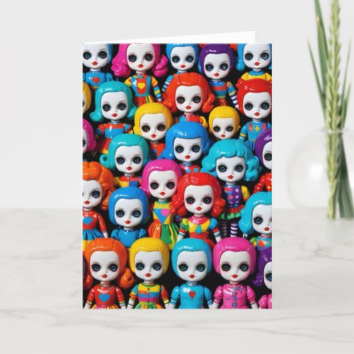 Creepy Doll Collection IV - 5x7 inch Notecard (Seller Portal)