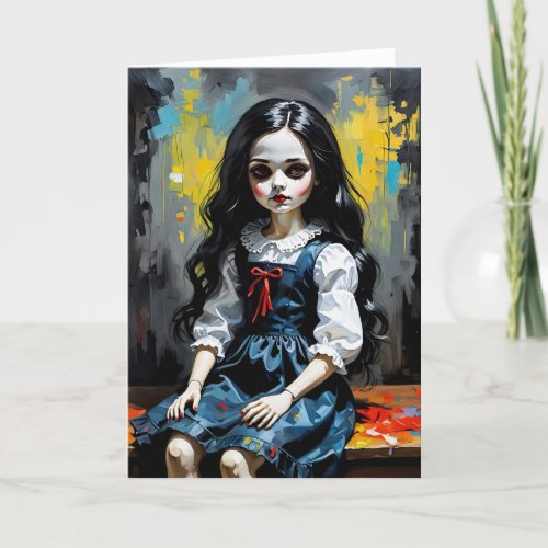 Creepy Doll I - 5x7 inch Notecard (Seller Portal)