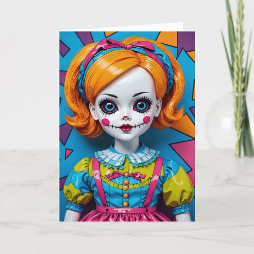 Creepy Doll II - 5x7 inch Notecard