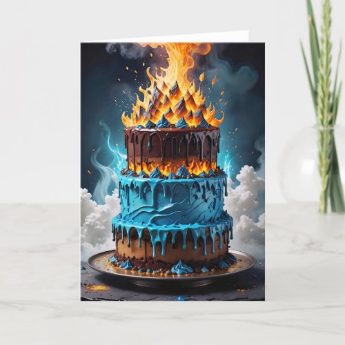 Fantasy Birthday I - 5x7 inch Notecard