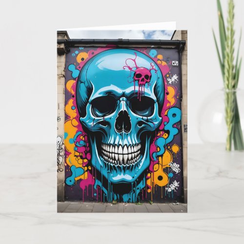 Ghoulish Graffiti VII - 5x7 inch Notecard (Seller Portal)