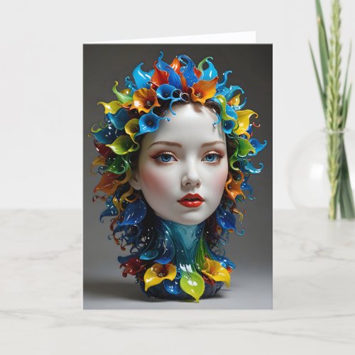 Glass Beauty I - 5x7 inch Notecard