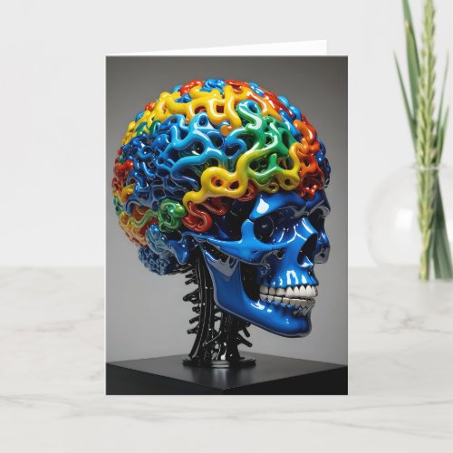 Glass Brain II - 5x7 inch Notecard